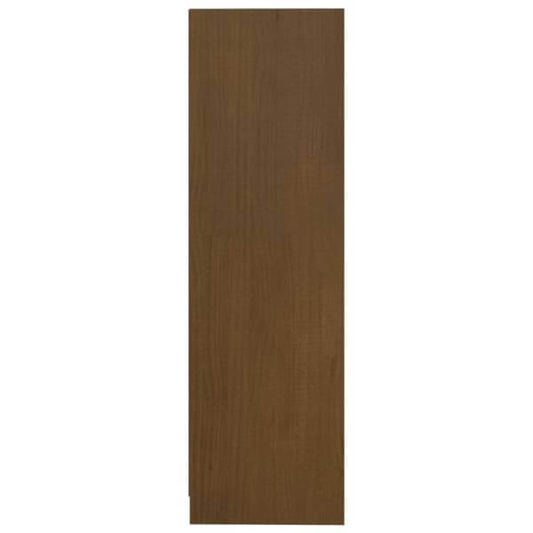 vidaXL bogreol 70x33x110 cm massivt fyrretræ gyldenbrun