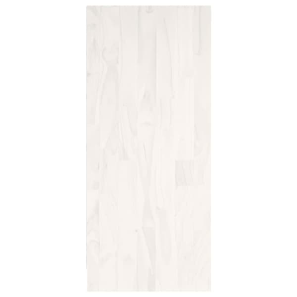 vidaXL Kirjahylly valkoinen 104x33x76 cm täysi mänty