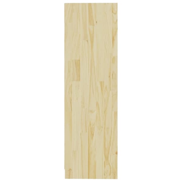 vidaXL bogskab/rumdeler 104x33,5x110 cm massivt fyrretræ