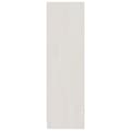 Miniatyrbilde 7 av 10: vidaXL Bokhylle/romdeler hvit 104x33,5x110 cm heltre furu
