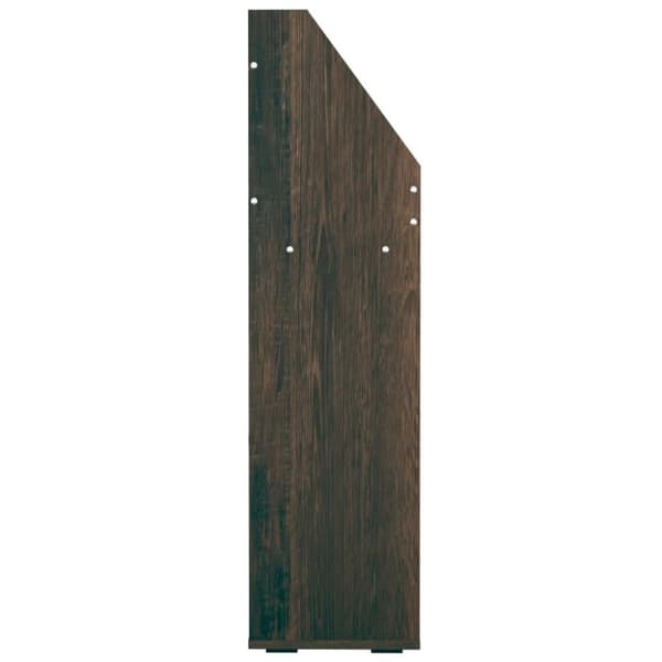 vidaXL magasinholder til børn 71x30x114 cm spånplade røget eg