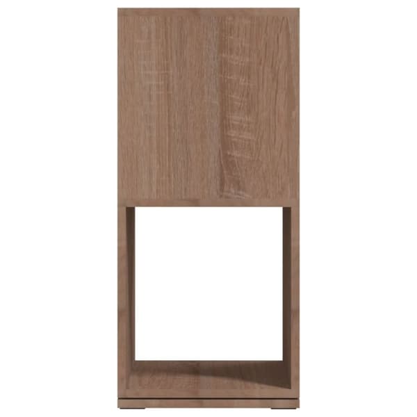 vidaXL drejelig reol 34,5x34,5x75,5 cm spånplade sonoma-eg