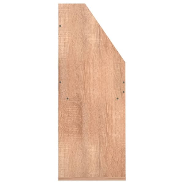 vidaXL Tidningsställ för barn sonoma-ek 71x30x78,5 cm spånskiva