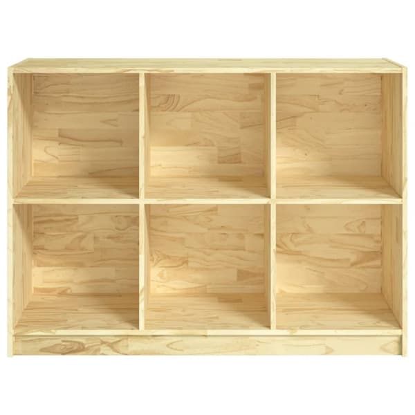 vidaXL Bokhylle 104x33x76 cm heltre furu