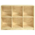 Miniatyrbilde 2 av 9: vidaXL Bokhylle 104x33x76 cm heltre furu