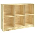 Miniatyrbilde 1 av 9: vidaXL Bokhylle 104x33x76 cm heltre furu