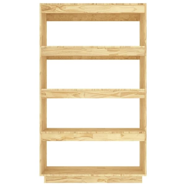 vidaXL bogreol/rumdeler 80x35x135 cm massivt fyrretræ