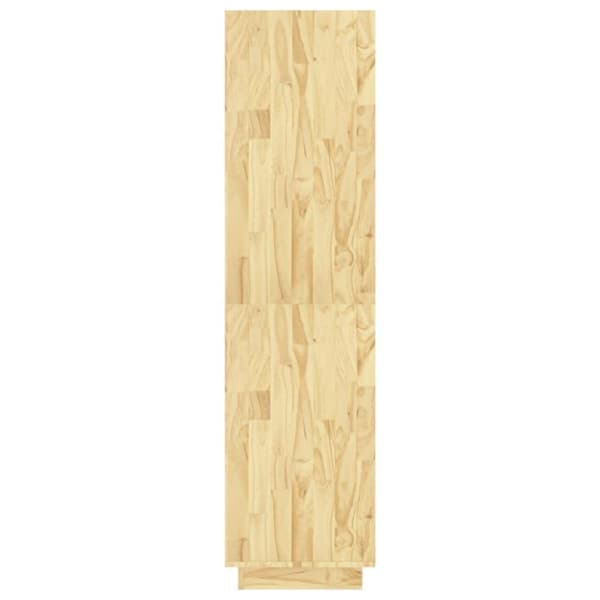 vidaXL bogreol/rumdeler 80x35x135 cm massivt fyrretræ