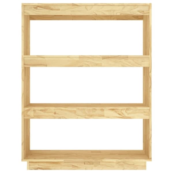 vidaXL bogreol/rumdeler 80x35x103 cm massivt fyrretræ