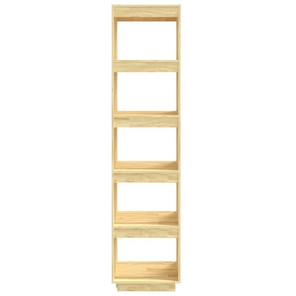 vidaXL Bokhylle/romdeler 40x35x167 cm heltre furu