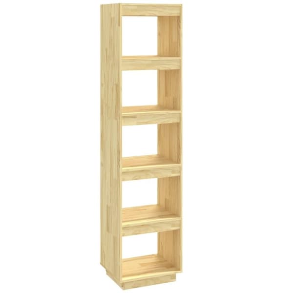 vidaXL Bokhylle/romdeler 40x35x167 cm heltre furu