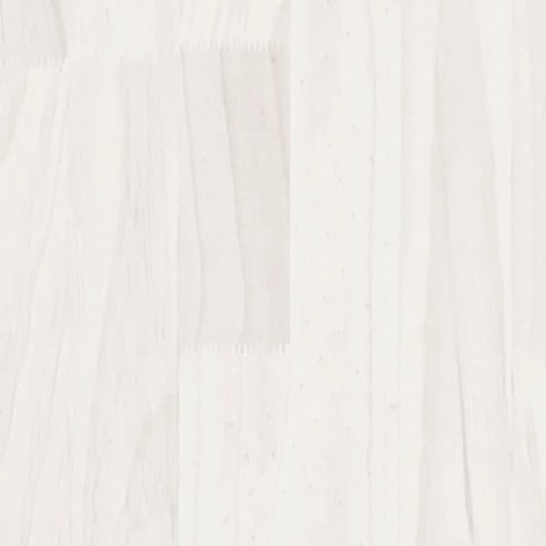 vidaXL bogreol 40x35x71 cm massivt fyrretræ hvid