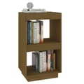 Miniatyrbillede 4 af 11: vidaXL bogreol 40x35x71 cm massivt fyrretræ gyldenbrun