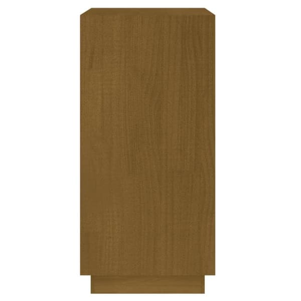 vidaXL bogreol 40x35x71 cm massivt fyrretræ gyldenbrun