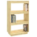 Miniatyrbillede 3 af 8: vidaXL bogreol/rumdeler 60x35x103 cm massivt fyrretræ