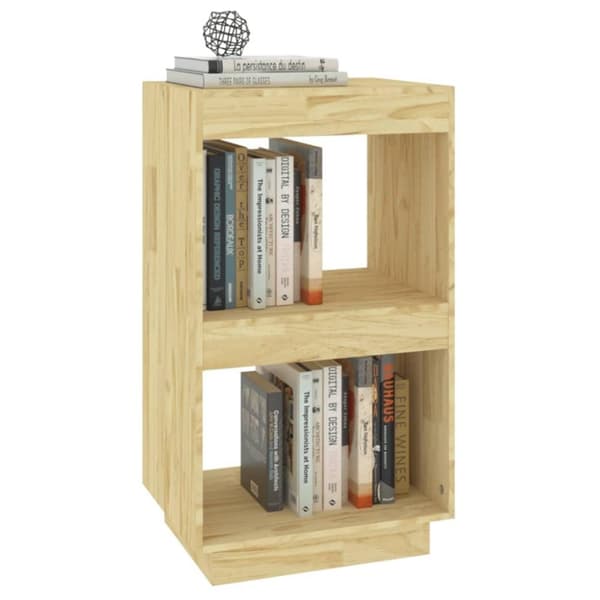 vidaXL Bokhylla 40x35x71 cm massiv furu