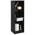 Miniatyrbillede 4 af 11: vidaXL bogreol/rumdeler 36x33x110 cm massivt fyrretræ sort