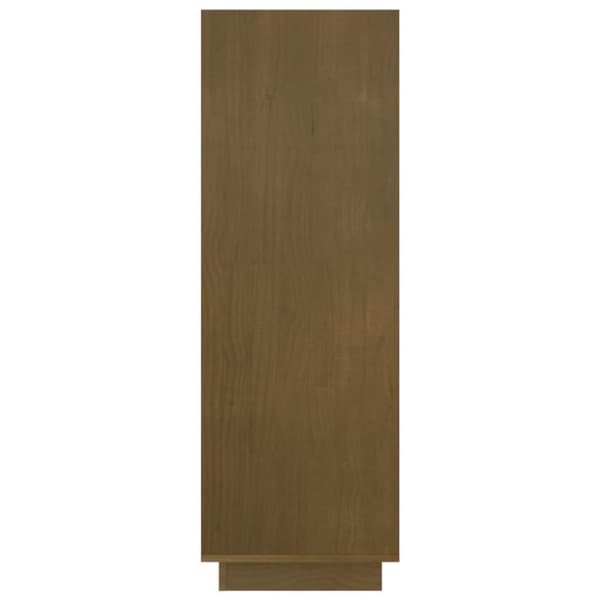 vidaXL bogreol/rumdeler 80x35x103 cm massivt fyrretræ gyldenbrun