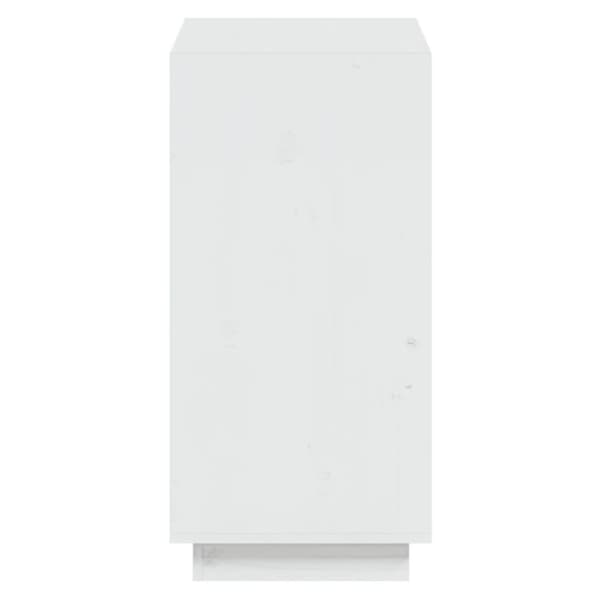 vidaXL bogreol 60x35x71 cm massivt fyrretræ hvid