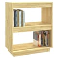 Miniatyrbild 3 av 10: vidaXL Bokhylla 60x35x71 cm massiv furu