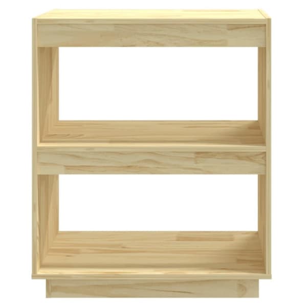 vidaXL Bokhylla 60x35x71 cm massiv furu