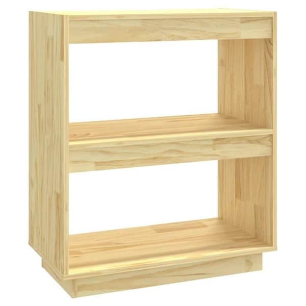 vidaXL Bokhylla 60x35x71 cm massiv furu