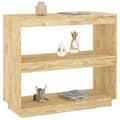 Miniatyrbillede 4 af 9: vidaXL bogreol 80x35x71 cm massivt fyrretræ