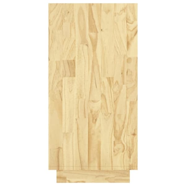 vidaXL bogreol 80x35x71 cm massivt fyrretræ