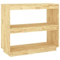 Miniatyrbillede 1 af 9: vidaXL bogreol 80x35x71 cm massivt fyrretræ