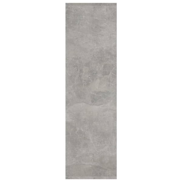 vidaXL bogreol/rumdeler 60x30x103 cm spånplade betongrå