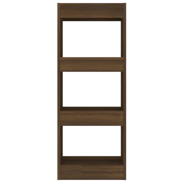 vidaXL bogreol/rumdeler 40x30x103 cm spånplade brun egetræsfarve