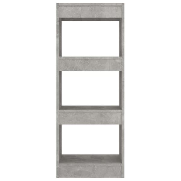 vidaXL bogskab/rumdeler 40x30x103 cm spånplade betongrå