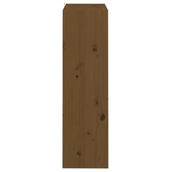 vidaXL bogreol/rumdeler 60x30x103,5 cm fyrretræ gylden brun