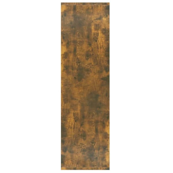 vidaXL bogreol/rumdeler 80x30x103 cm konstrueret træ røget egetræ