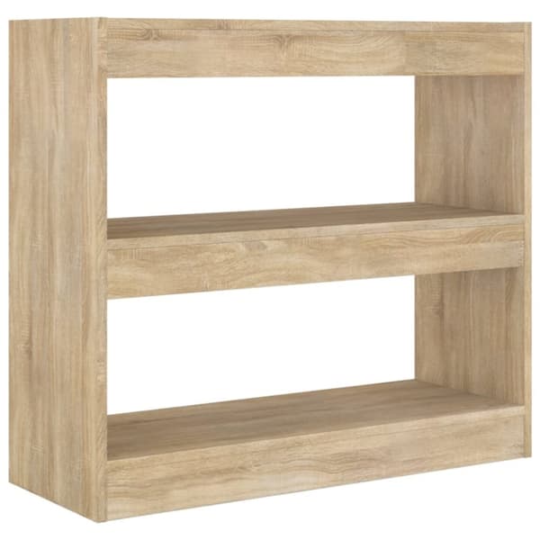 vidaXL bogreol/rumdeler 80x30x72 cm sonoma-eg