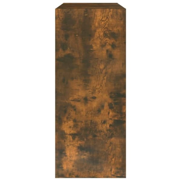 vidaXL Kirjahylly/tilanjakaja savutammi 80x30x72 cm