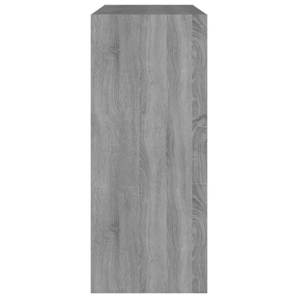 vidaXL bogreol/rumdeler 80x30x72 cm grå sonoma-eg