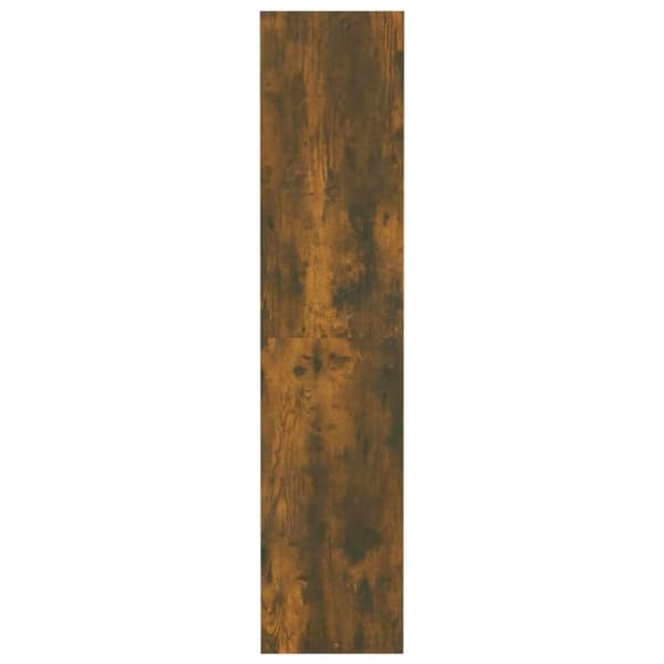 vidaXL bogreol/rumdeler 80x30x135 cm spånplade røget egetræsfarve