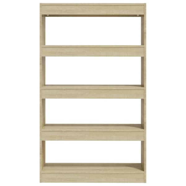 vidaXL bogreol/rumdeler 80x30x135 cm spånplade sonoma-eg