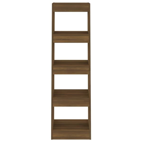 vidaXL bogreol/rumdeler 40x30x135 cm brun egetræ