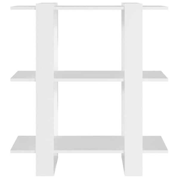 vidaXL bogskab/rumdeler 80x30x87 cm hvid
