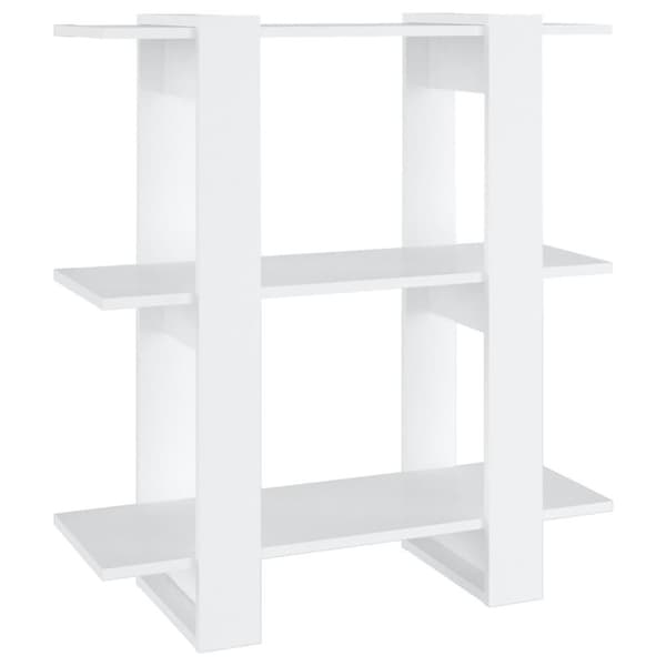 vidaXL bogskab/rumdeler 80x30x87 cm hvid
