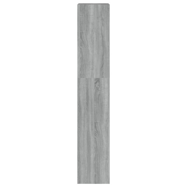 vidaXL bogreol/rumdeler 40x30x166 cm grå sonoma-eg
