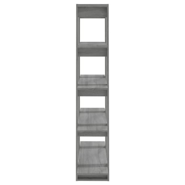 vidaXL bogreol/rumdeler 100x30x160 cm grå sonoma-eg