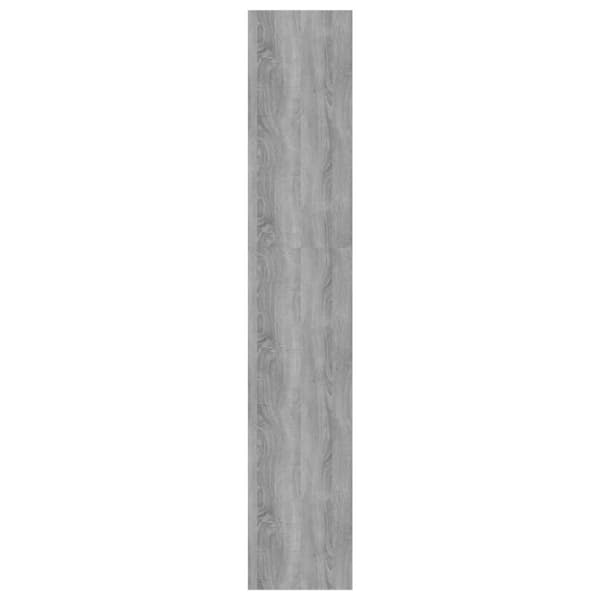 vidaXL bogreol/rumdeler 80x30x166 cm spånplade grå sonoma-eg