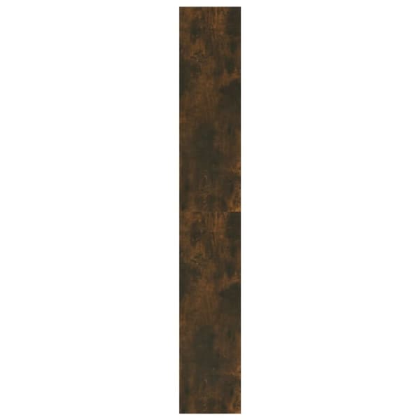 vidaXL bogreol/rumdeler 80x30x198 cm spånplade røget egetræsfarve