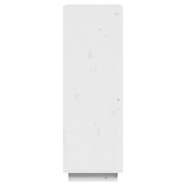 vidaXL bogreol/rumdeler 60x35x103 cm massivt fyrretræ hvid