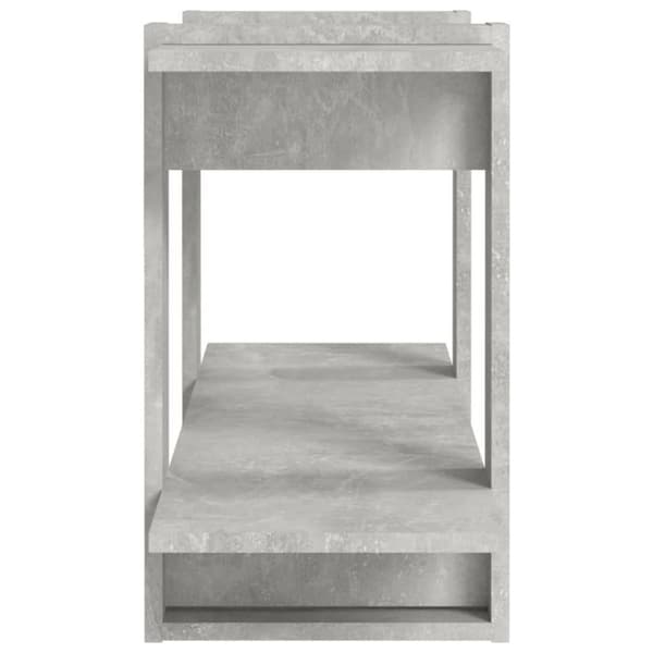 vidaXL bogreol 100x30x51 cm konstrueret træ betongrå