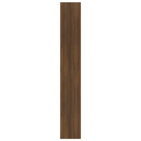 vidaXL bogreol/rumdeler 80x30x198 cm spånplade brun egetræsfarve