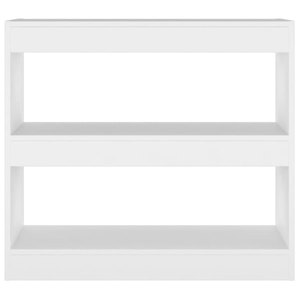 vidaXL bogreol/rumdeler 80x30x72 cm hvid
